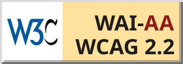 WCAG 2.2 AA Badge